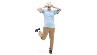 Tričko Vans Left Chest Logo Tee Modrá | VN0A7RSRBD2, 3