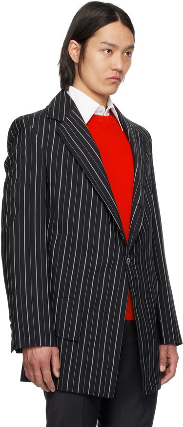 Bunda Vivienne Westwood Vivienne Westwood Pinstripe DL Blazer Čierna | 2301001Y-W0123-, 1