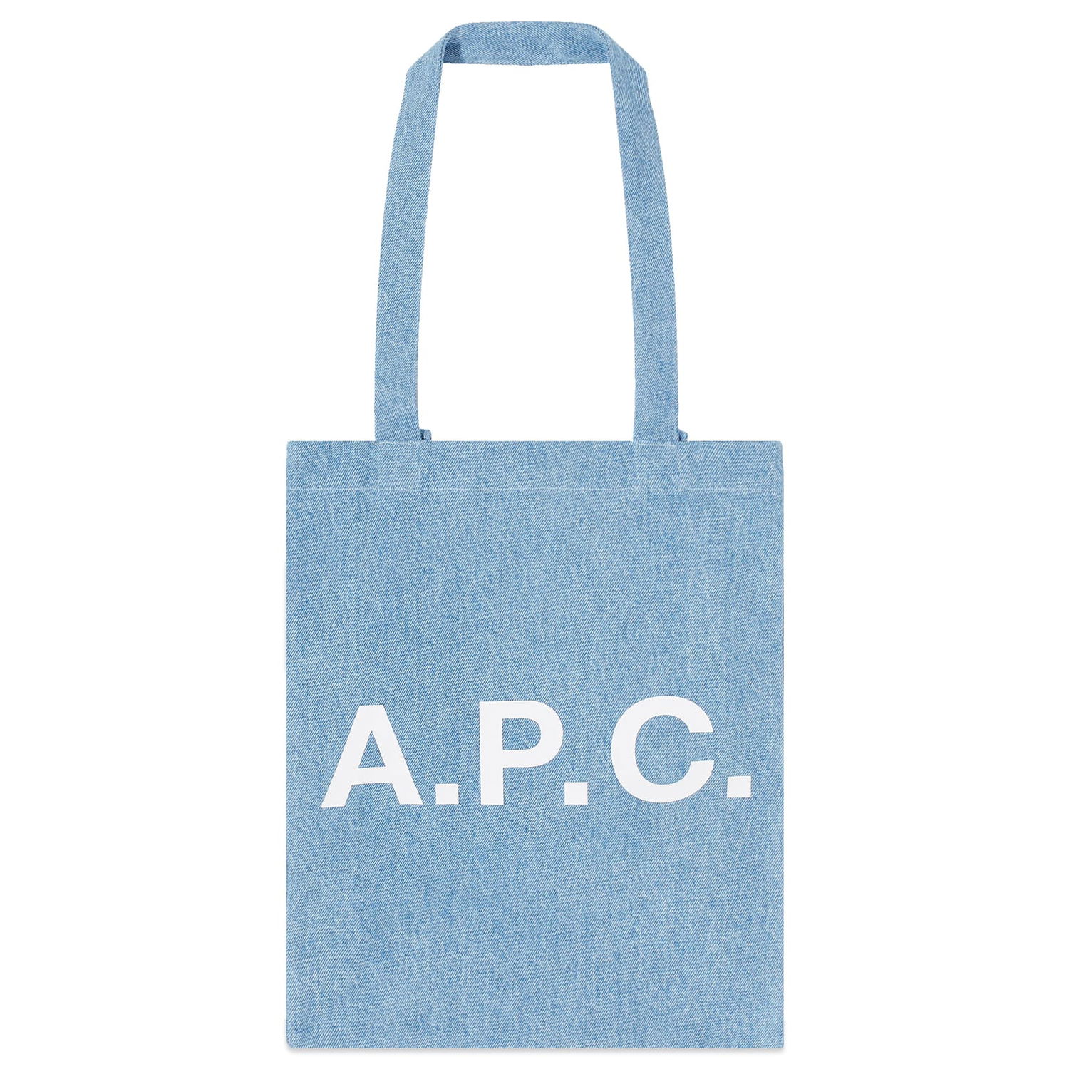 Batohy a tašky A.P.C. Lou Denim Tote in Light Blue Tyrkysová | COGXL-M61442-IAB, 0