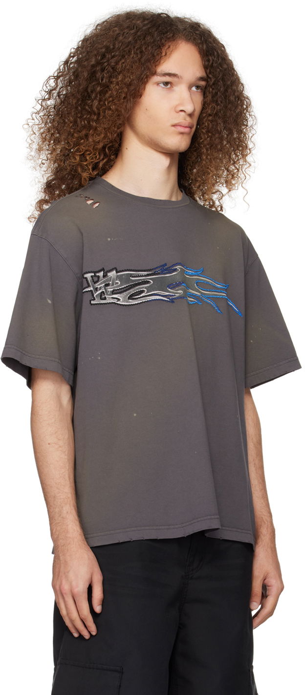 Tričko We11done Printed T-Shirt Šedá | WD-TT0-24-751-U-CH, 1