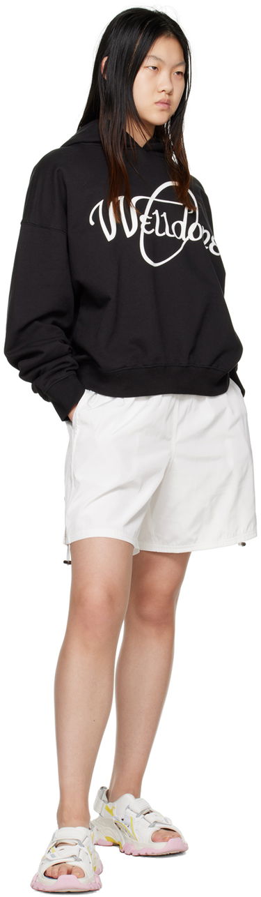 Mikina We11done We11done Circle Logo Hoodie Čierna | WD-TH3-22-813-U-BK, 3