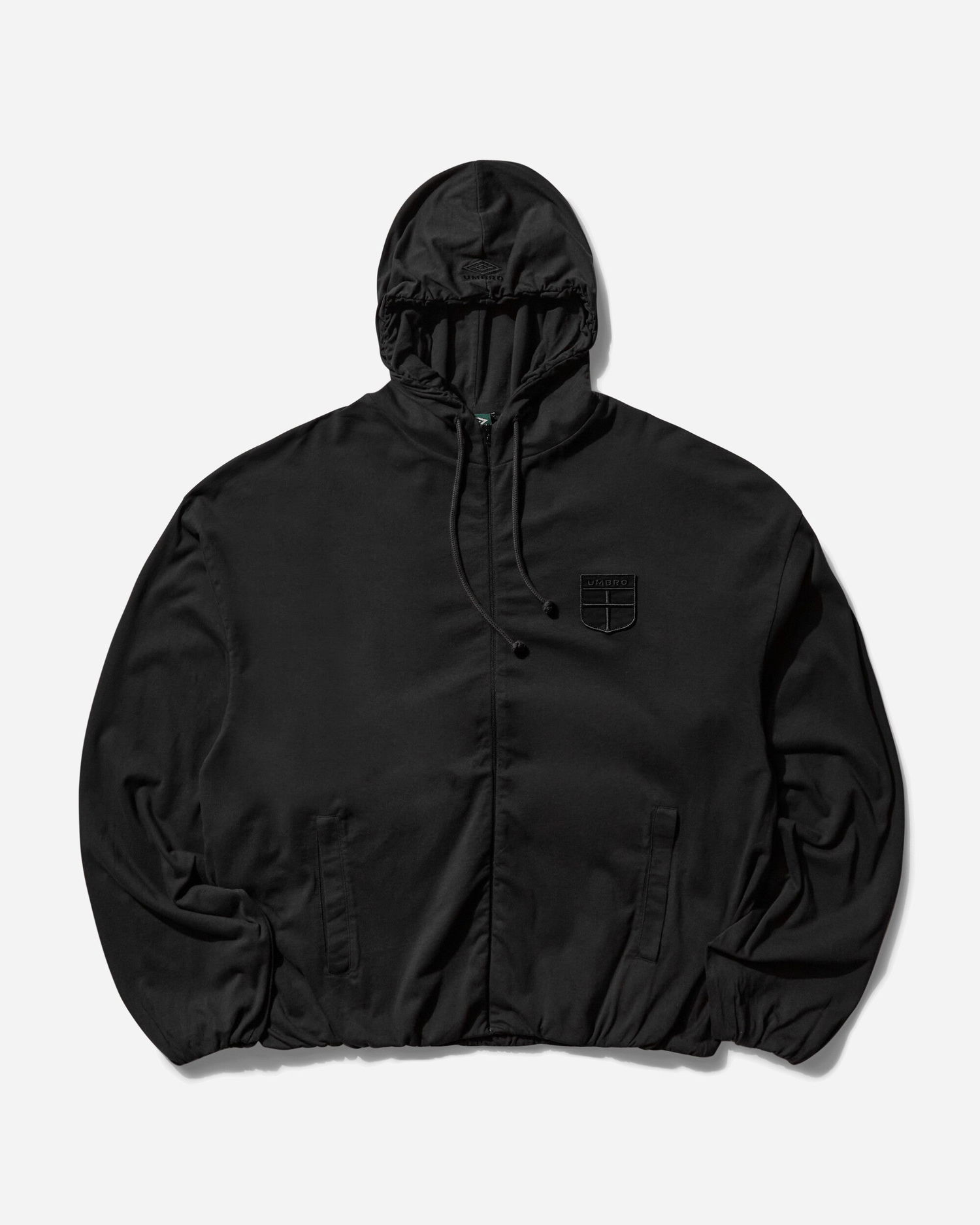 Mikina Umbro Crest Jersey Zip Hoodie Čierna | UBMW0245JY61 BLK0020, 1