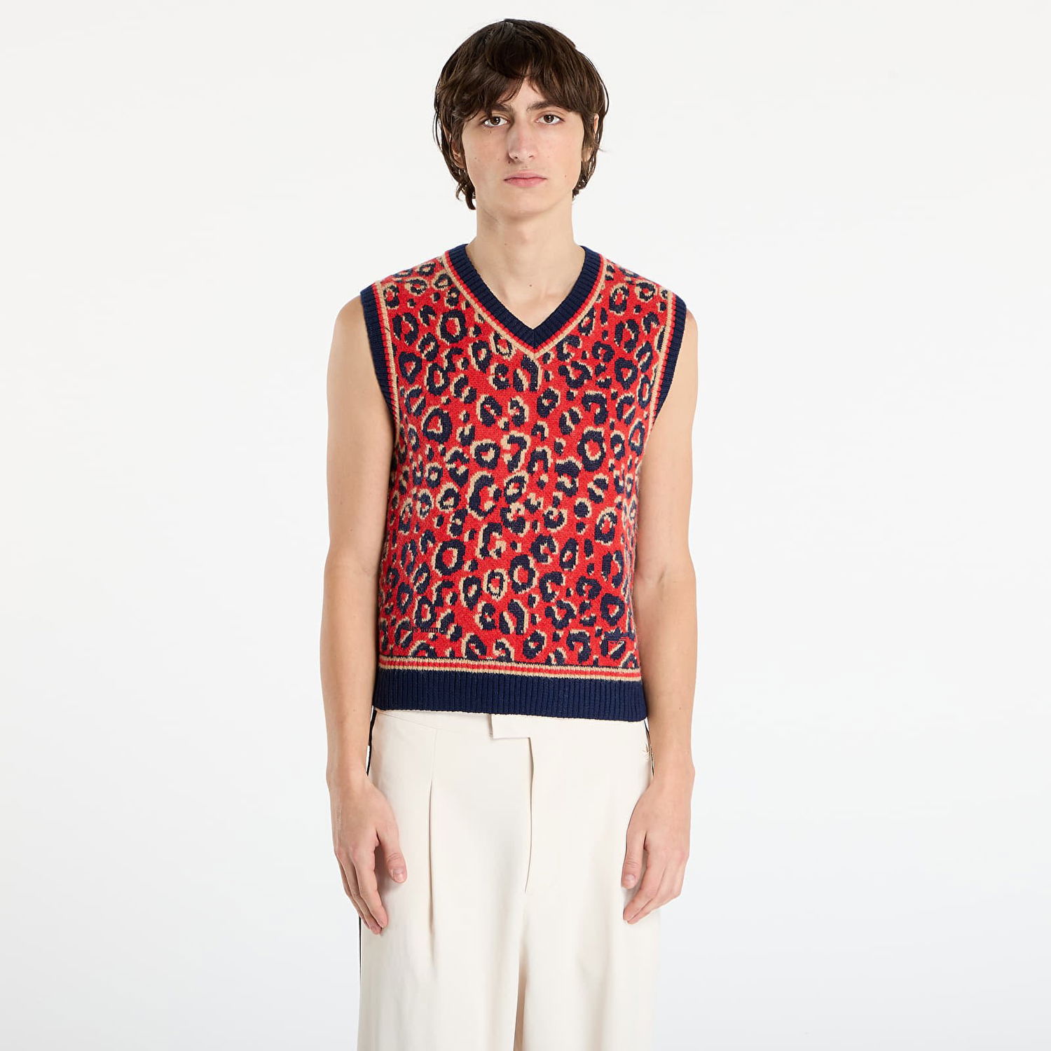 Vesta adidas Originals Wales Bonner Leopard Print Knit Vest Rôznofarebný | KD0335, 0