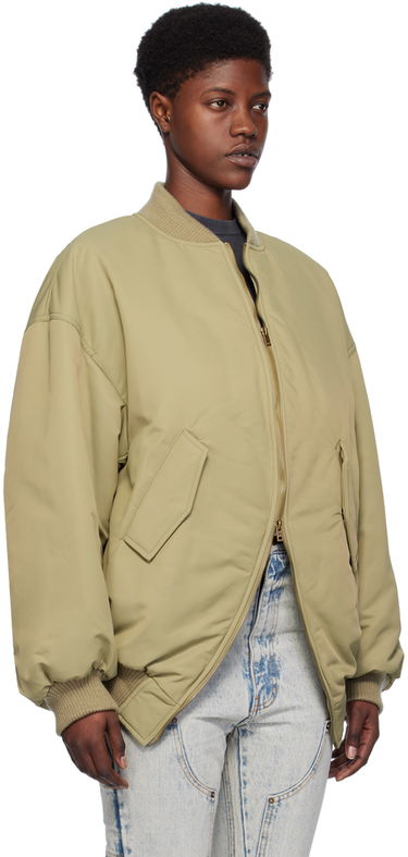 Bomber bunda We11done Padded Bomber Jacket Zelené | WD-JP0-24-117-U-KK, 1