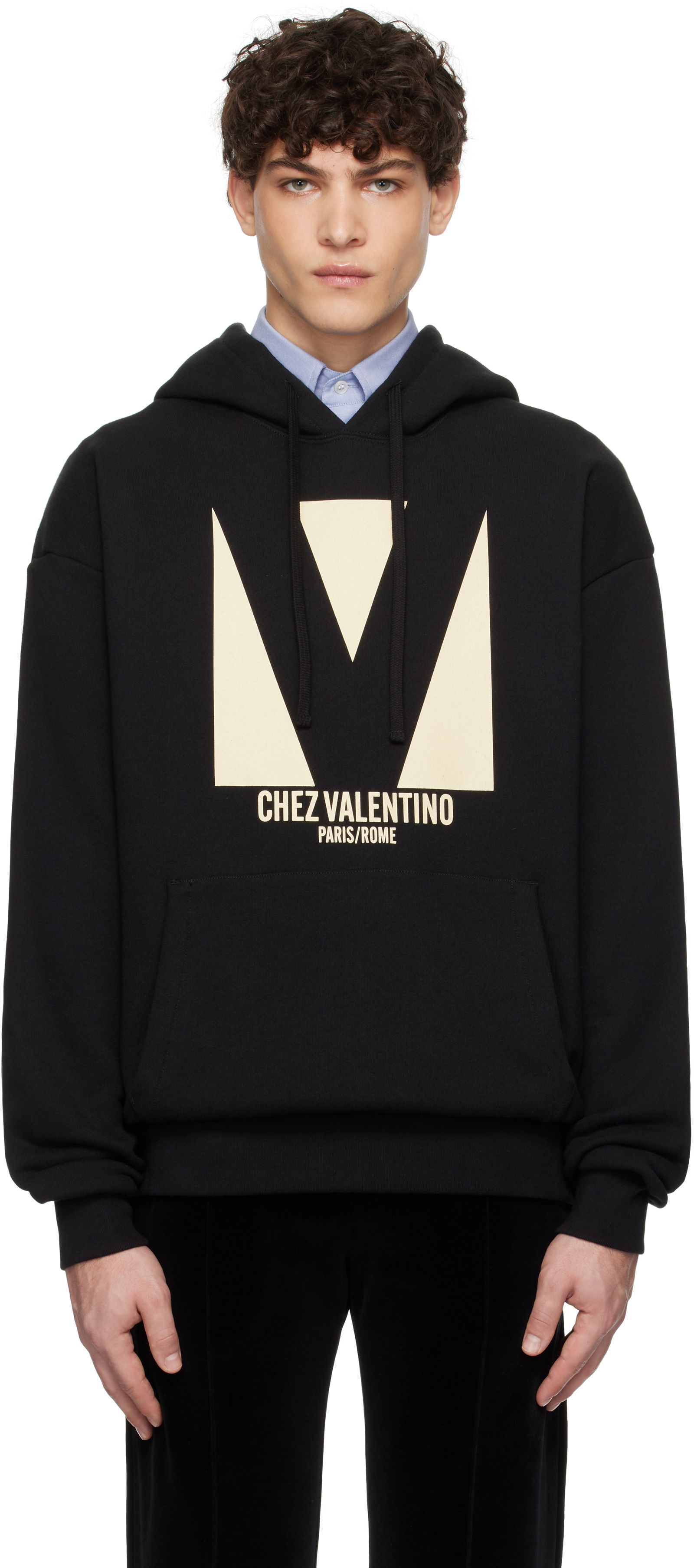 Cotton Hoodie With Print