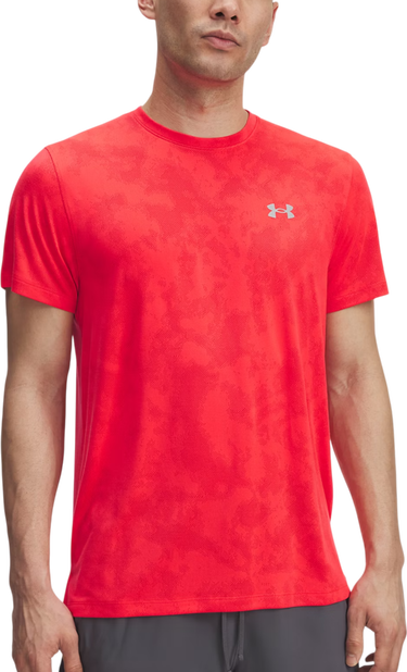 Tričko Under Armour Under Armour UA Launch Camo Short Sleeve T-Shirt Červená | 6006098-713, 0