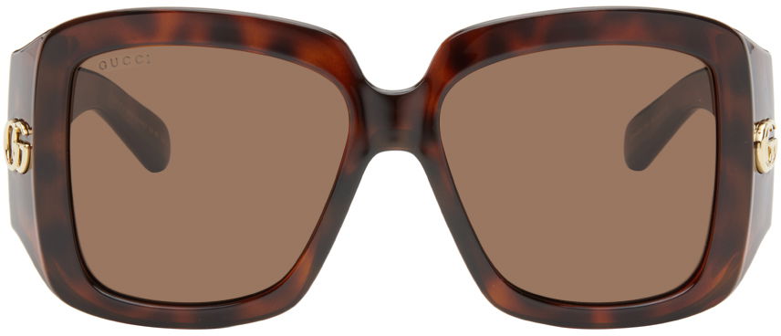 Slnečné okuliare Gucci 'GG' Corner Sunglasses Hnedá | GG1402S-002, 0