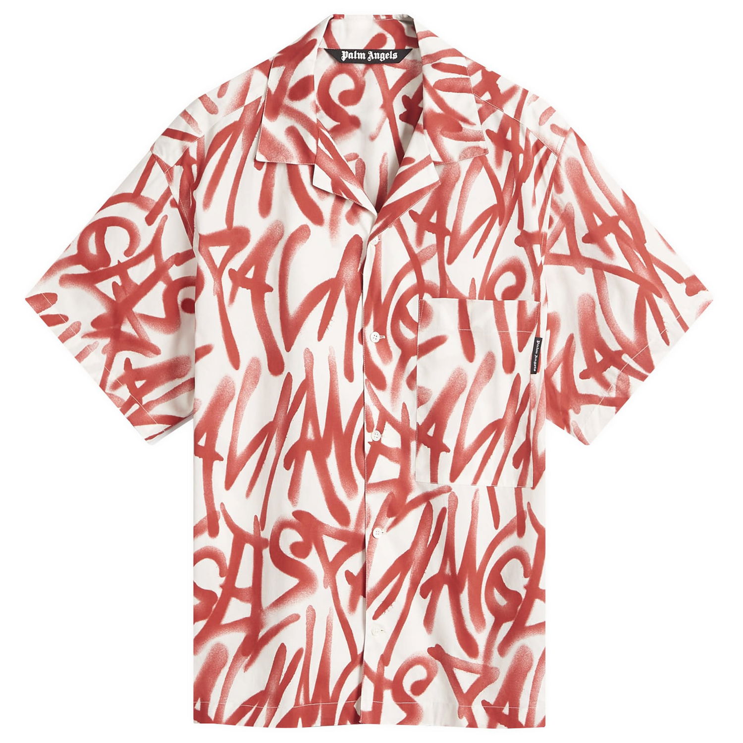 Košeľa Palm Angels Palm Angels Graffiti Vacation Shirt Biela | PMGG00AS25FAB0030325, 0