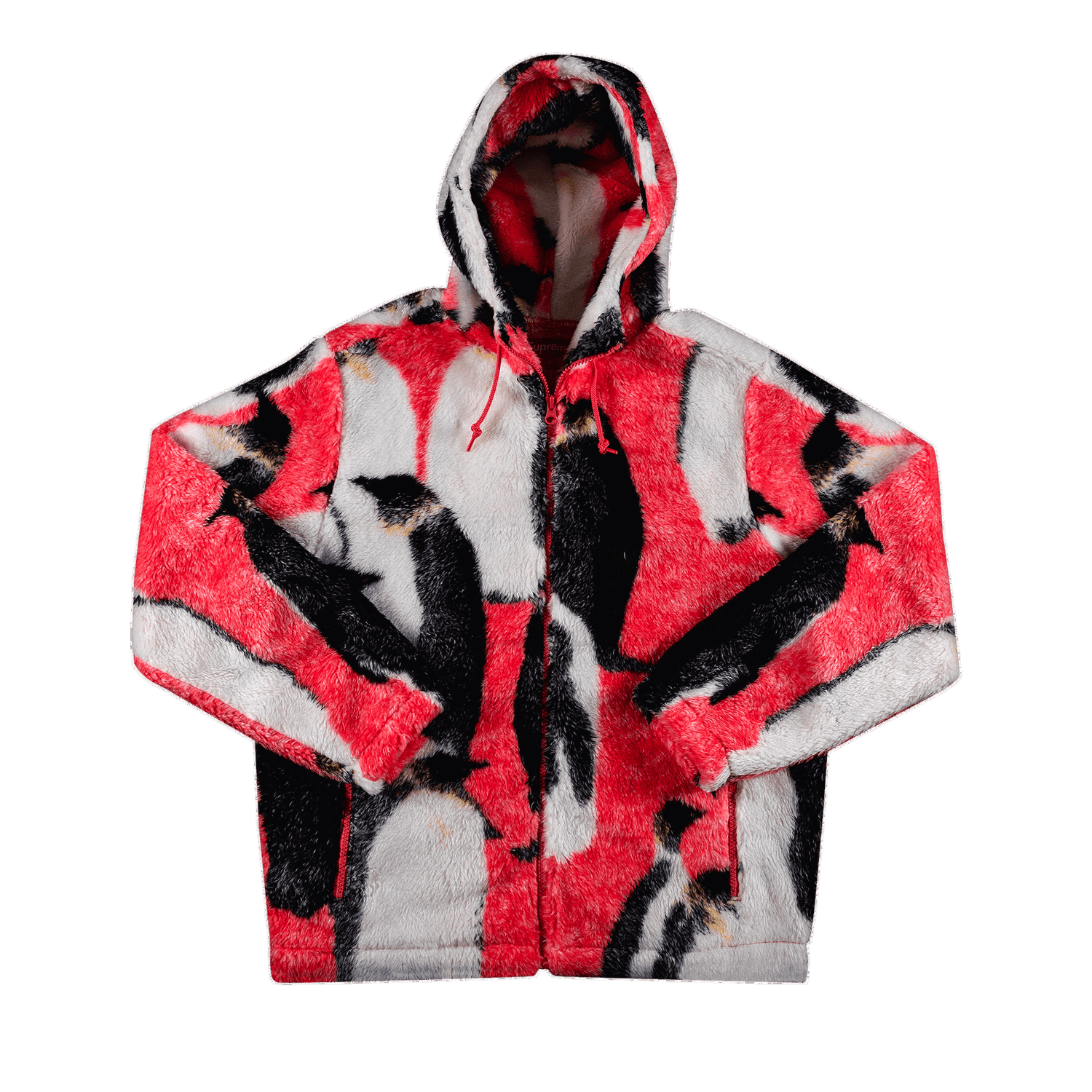 Bunda Supreme Penguins Hooded Fleece Jacket Rôznofarebný | FW20J73 PINK, 0