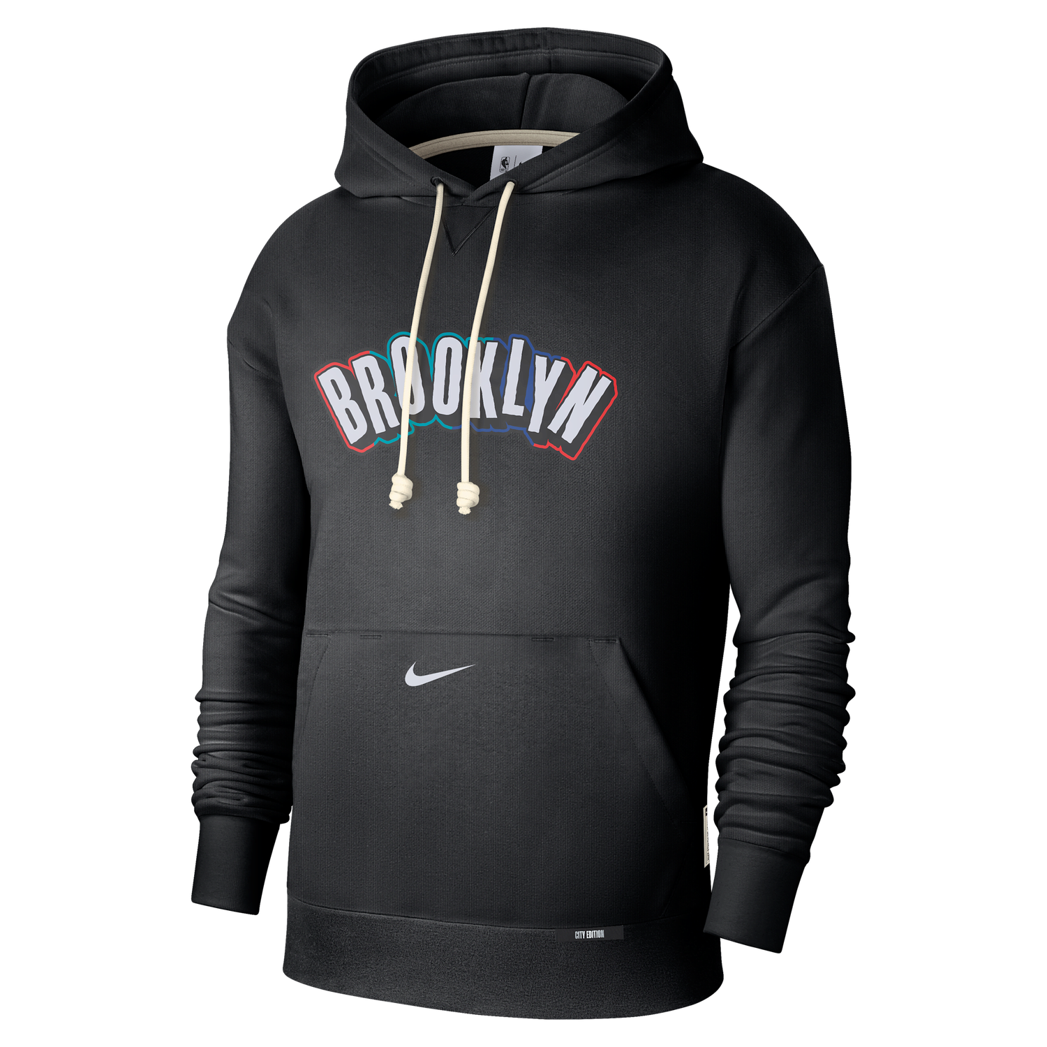Mikina Nike Dri-FIT NBA Courtside Brooklyn Nets City Edition Hoodie Čierna | FZ0475-010, 0