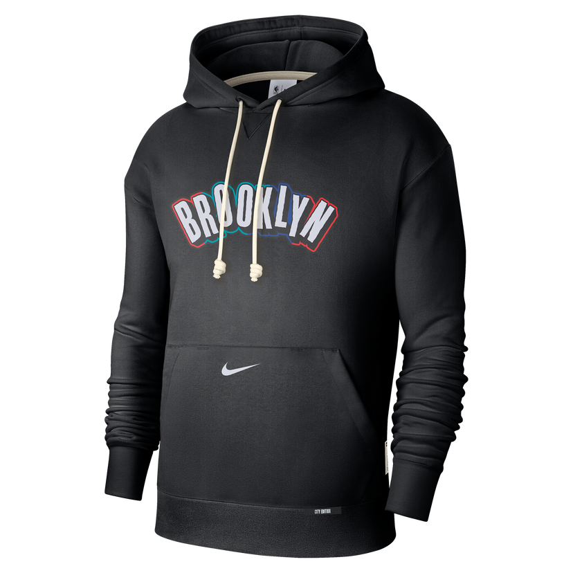Mikina Nike Dri-FIT NBA Courtside Brooklyn Nets City Edition Hoodie Čierna | FZ0475-010