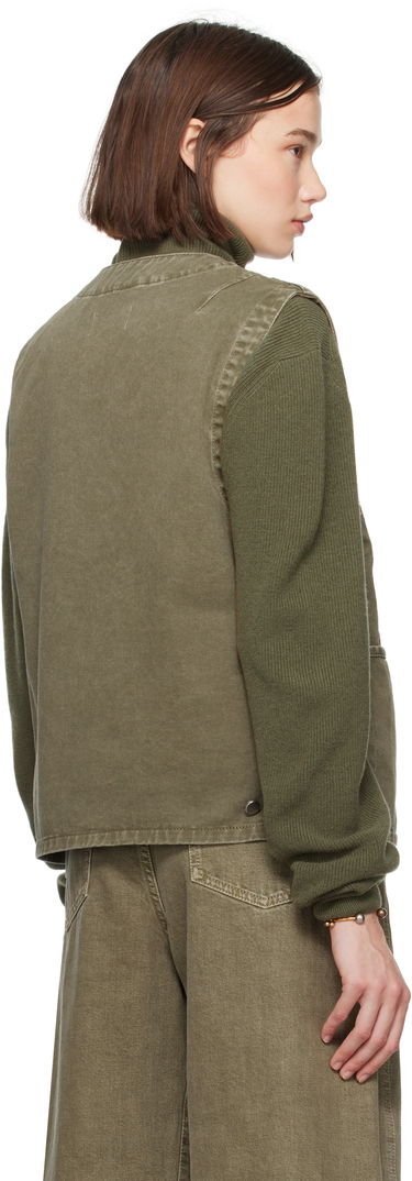 Vesta LEMAIRE Lemaire Denim Vest Zelené | OW1109 LD1008, 2