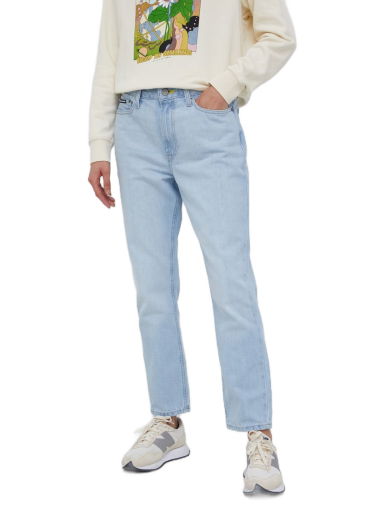 Džínsy DKNY High waist Jeans Modrá | E1RK0744