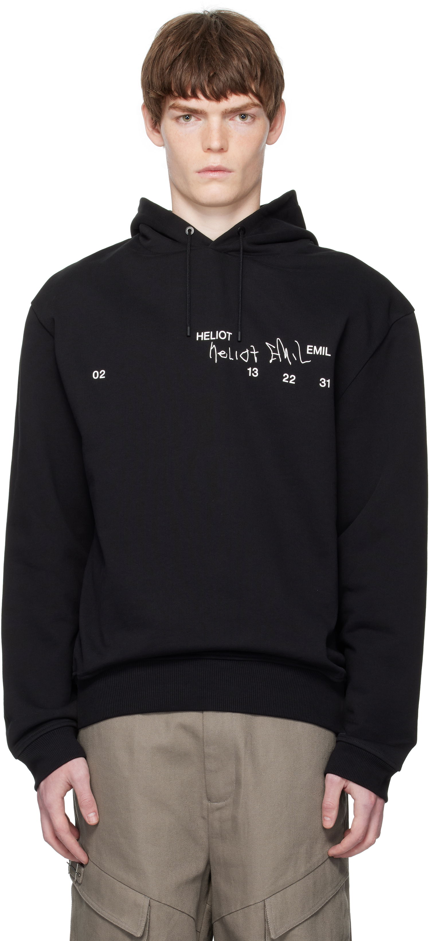Mikina HELIOT EMIL Fulgens Hoodie Čierna | PREAW25_M_08_081_BLK01, 0