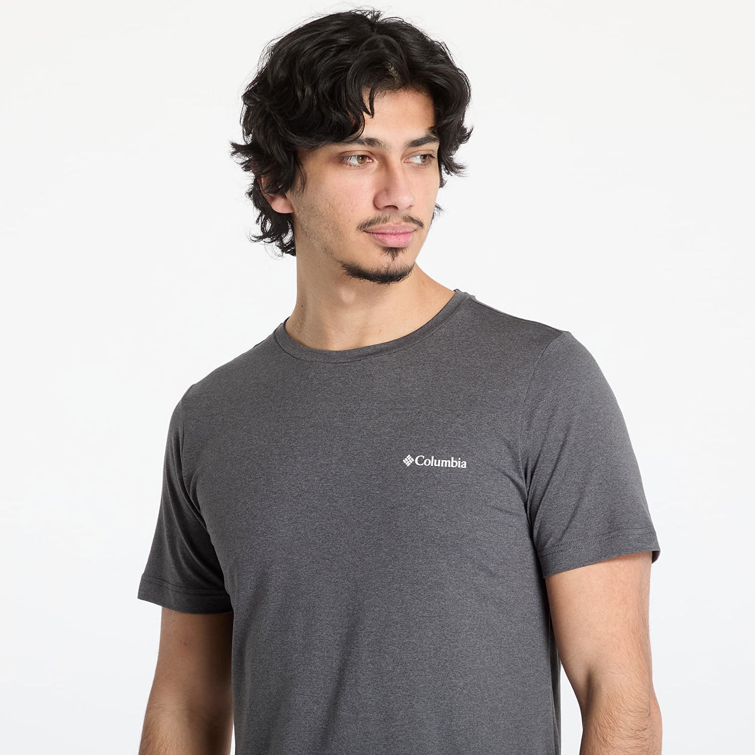 Tričko Columbia Columbia Kwick Hike™ Back Graphic Short Sleeve Tee Šedá | 2071754014, 1