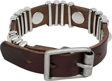 Náramok OUR LEGACY Our Legacy Wave Leather Bracelet Hnedá | A2258WBB, 2