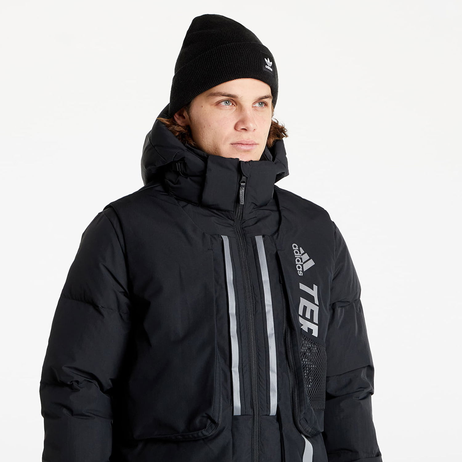 Parka adidas Performance Long Down Jacket Čierna | H13853, 0