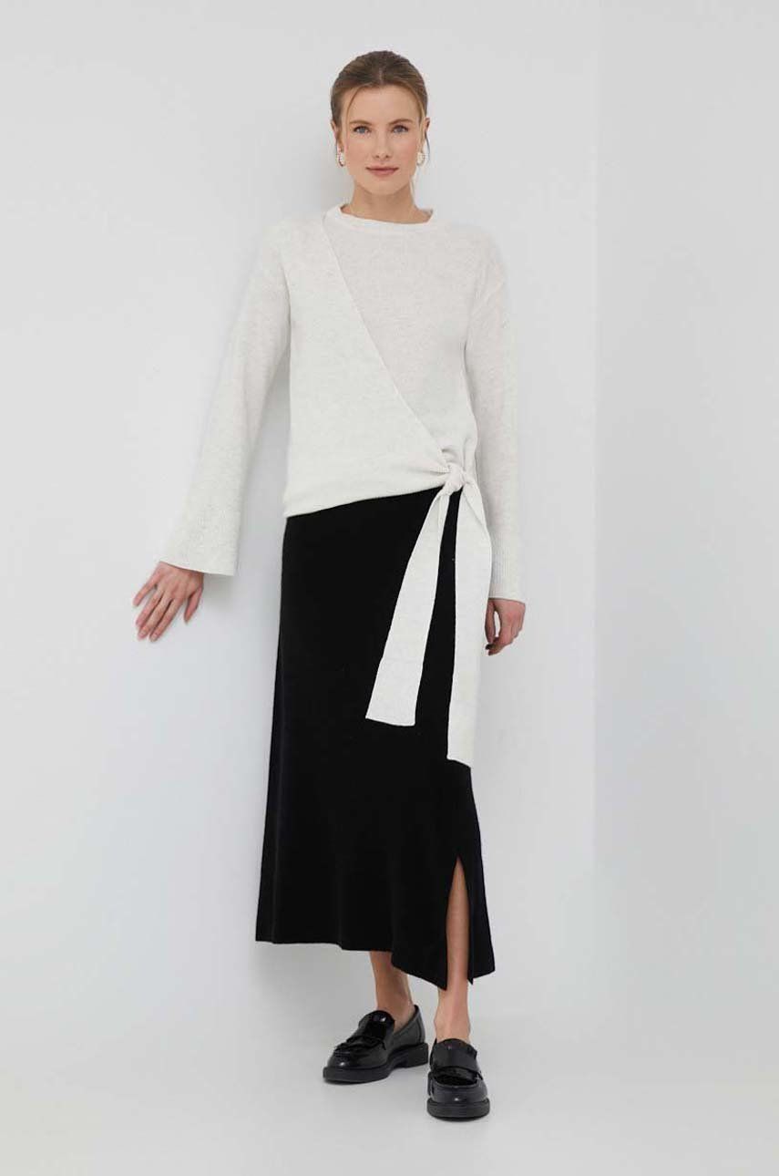 Sveter DKNY Wool Sweater Béžová | P2KSAG55, 0