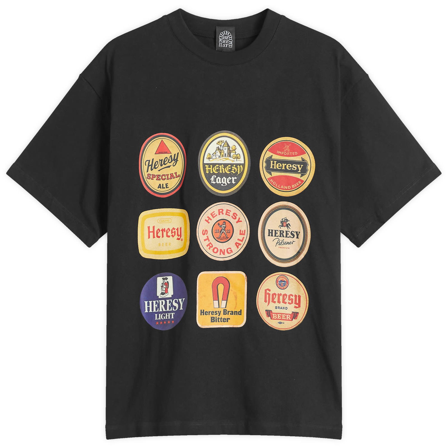 Tričko Heresy Heresy Beer Graphic T-Shirt Čierna | HSS25-T07B, 0