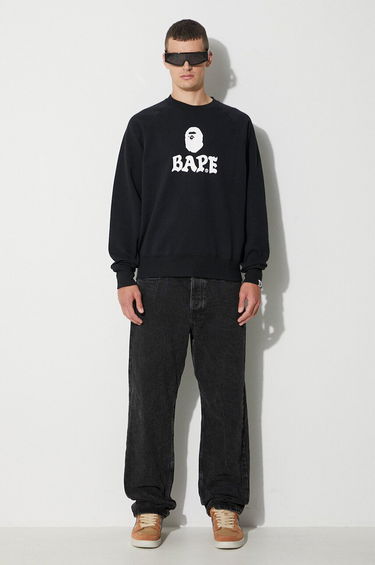 Mikina BAPE Printed Sweatshirt Čierna | 001SWI801001M, 1