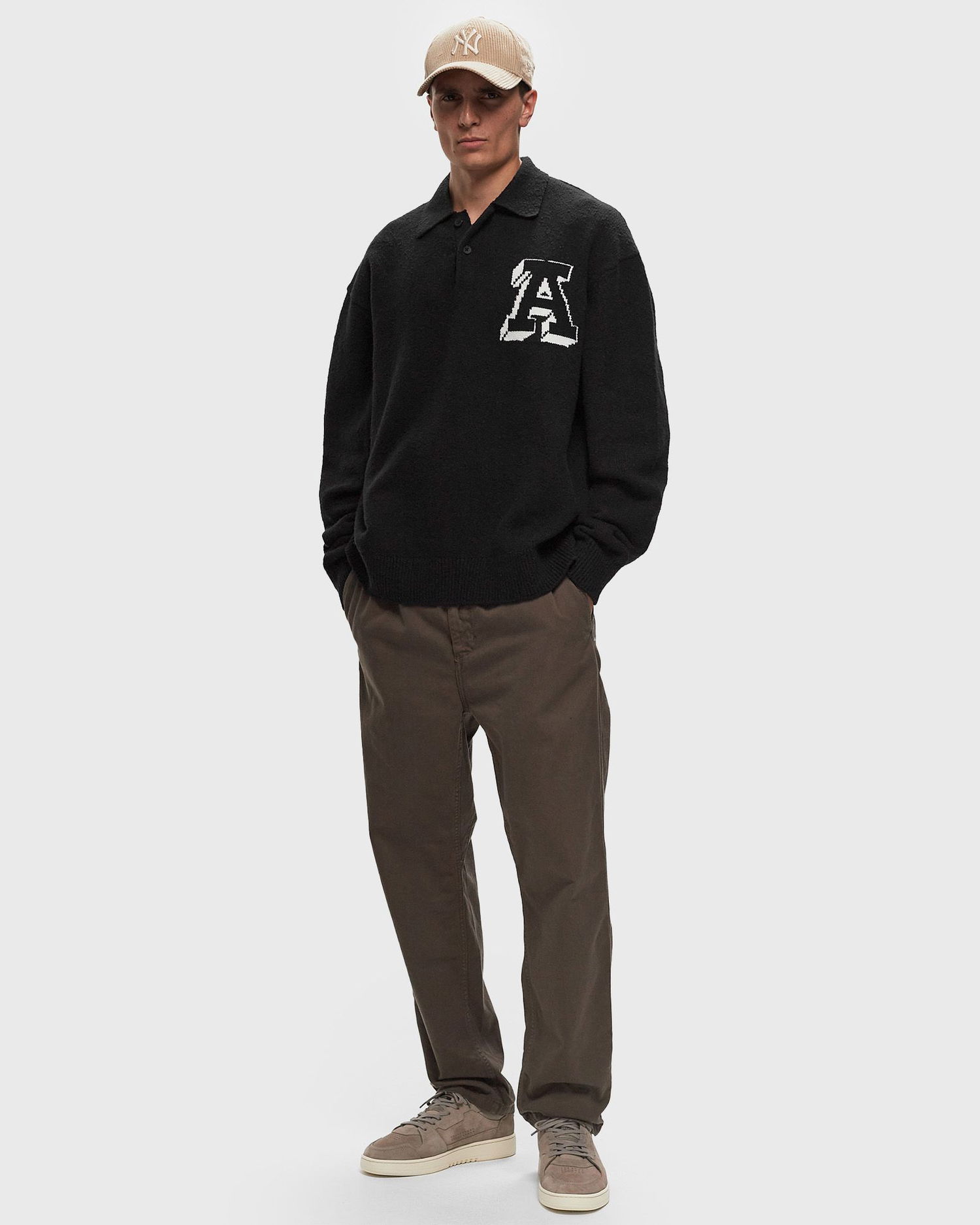 Sveter AXEL ARIGATO Team Polo Sweater Čierna | A0950001, 1