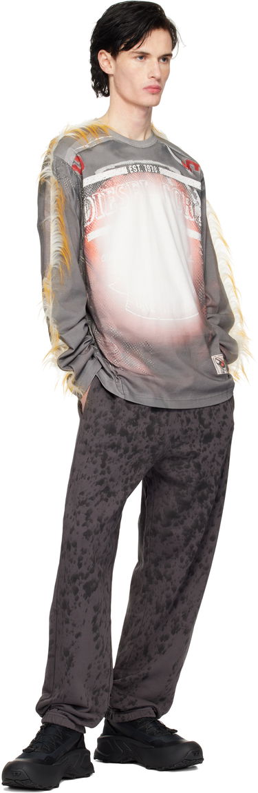 Tepláky Diesel P-Marky Graphic Print Sweatpants Šedá | A15270-0DBCN-9XXA, 3