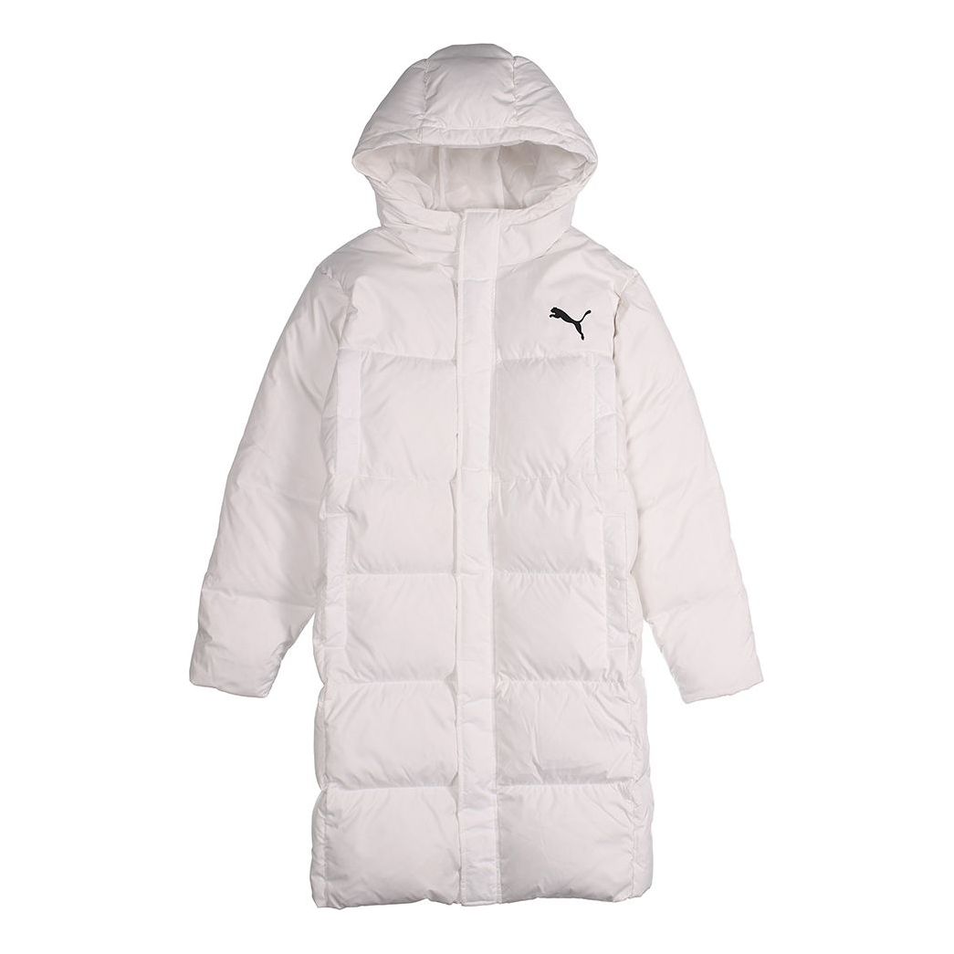 Prešívaná bunda Puma Long Padded Sportswear Jacket Biela | 581642-02, 0