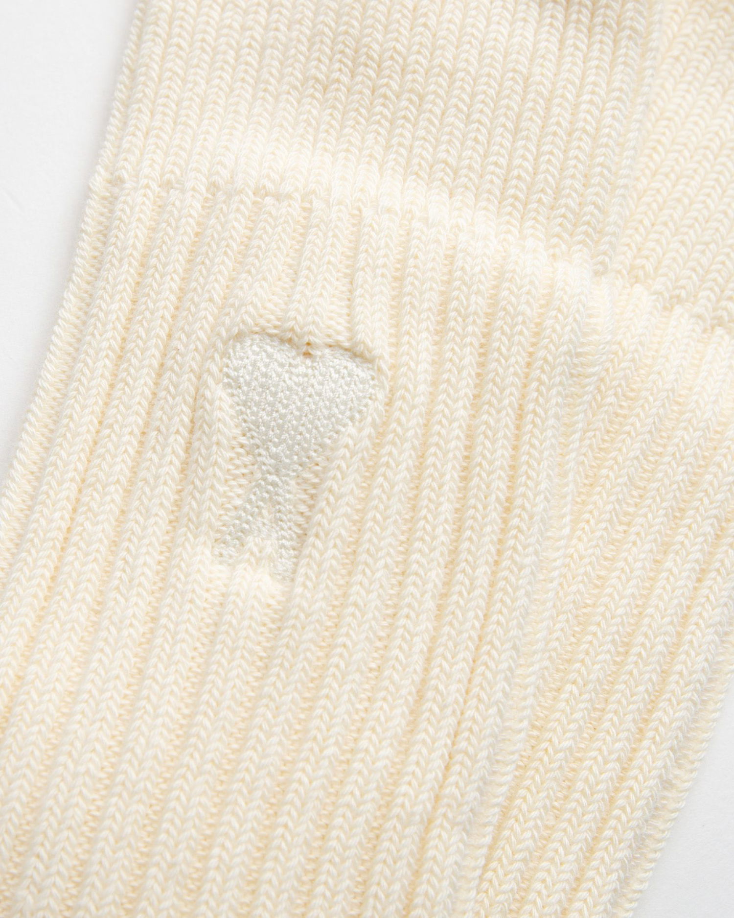 Ponožky AMI AMI Paris ADC Two Tone Ribbed Socks EU 43-46 Biela | USC022.379-635, 1