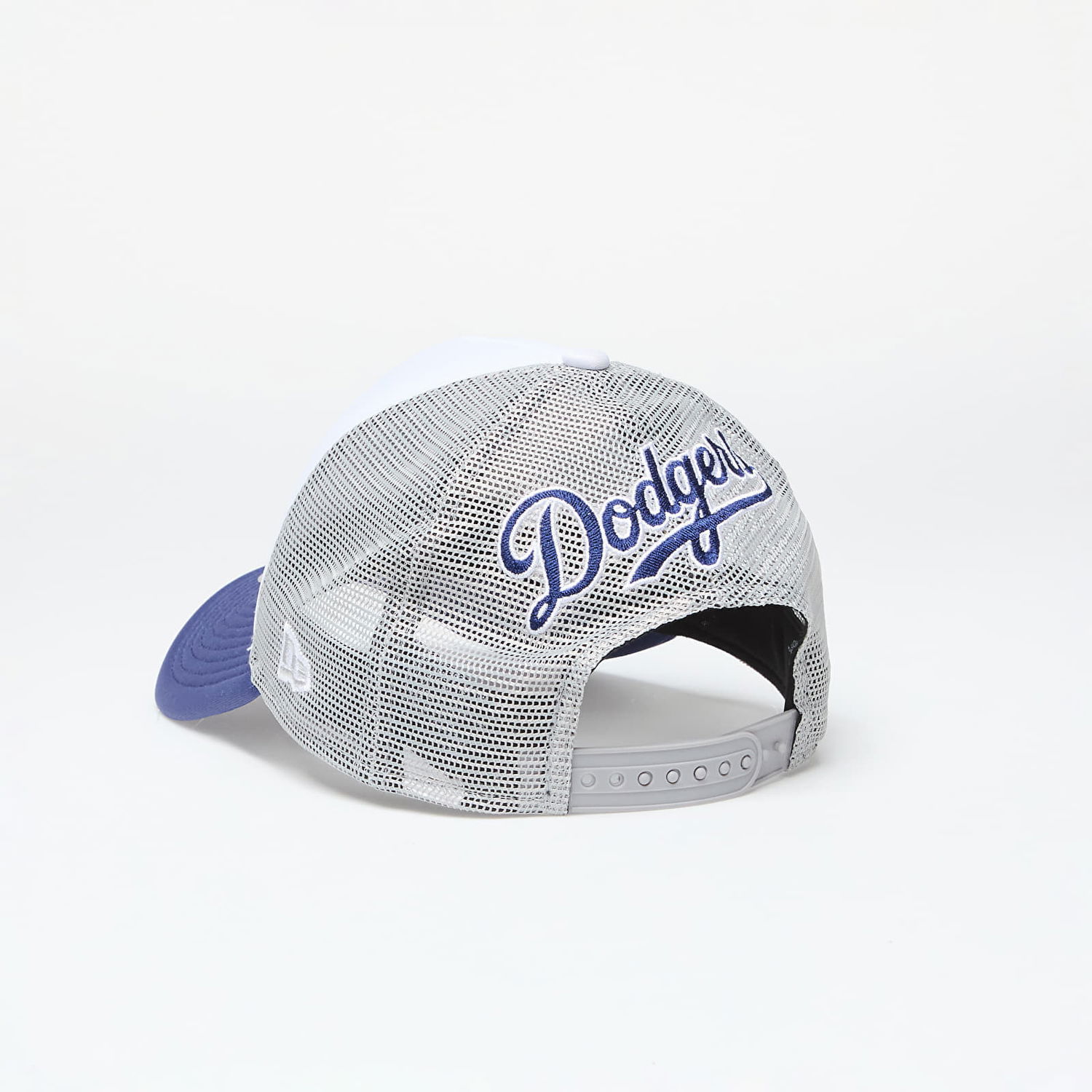 Šiltovka New Era Cap Los Angeles Dodgers 9FORTY Trucker Cap Dark Royal/ Gray Biela | 60503524, 1