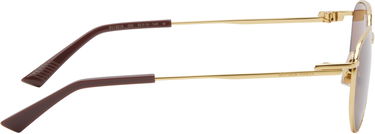 Slnečné okuliare Bottega Veneta Bottega Veneta Split Metal Sunglasses Hnedá | BV1301S-006, 1
