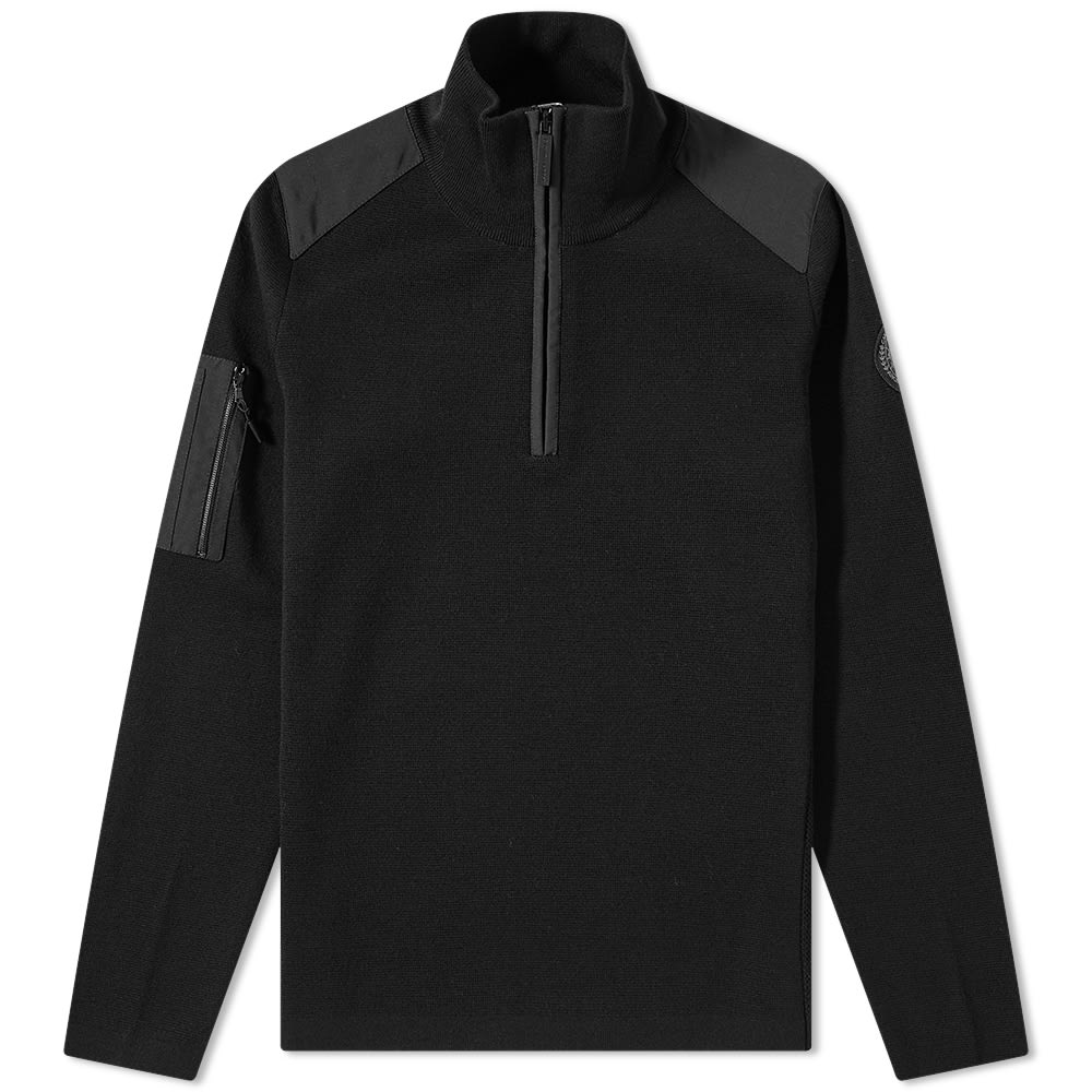 Mikina Canada Goose Black Disc Stormont 1/4 Zip Knit Čierna | 7013MB-61, 0