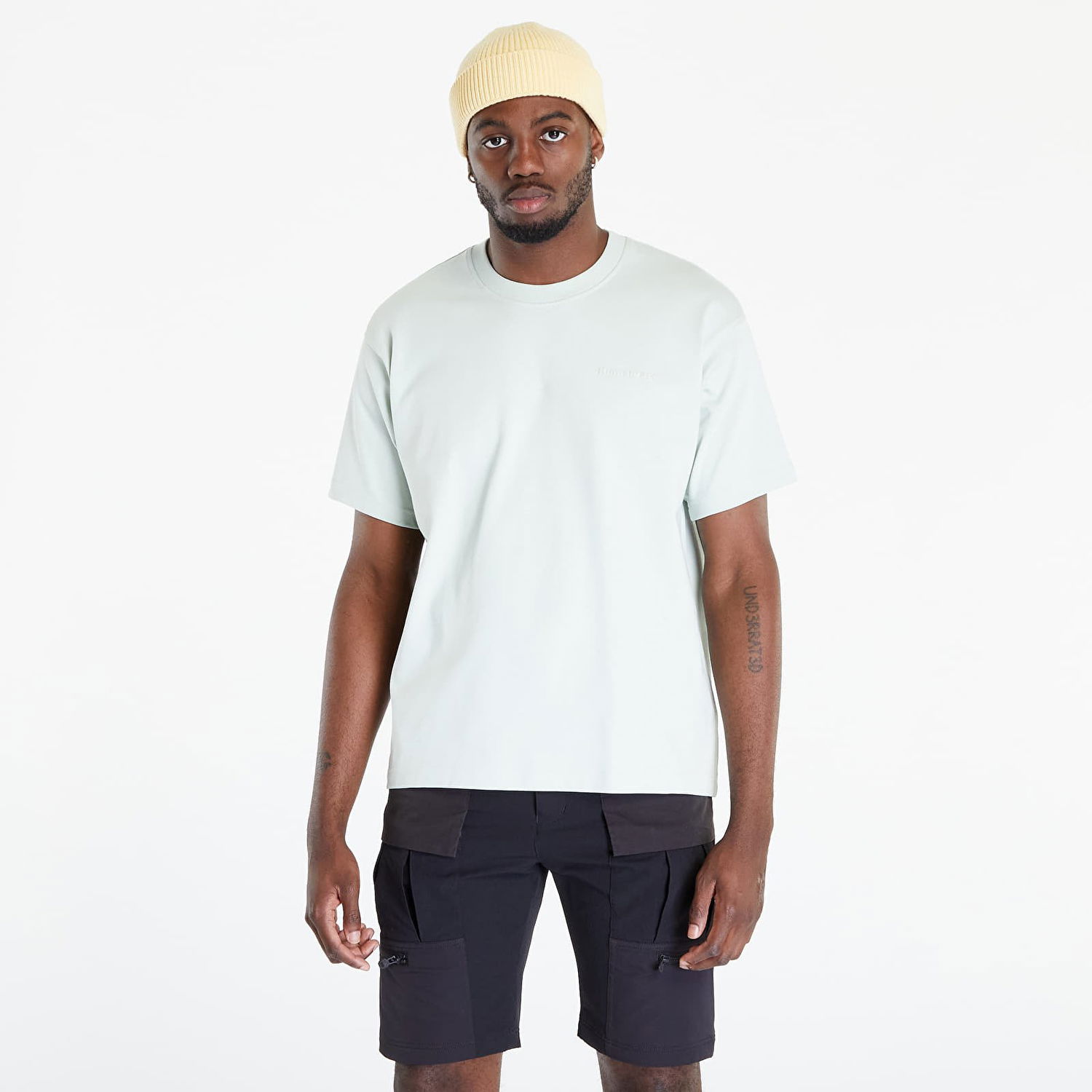 Tričko adidas Originals Pharrell Williams Basics Tee Zelené | HS4837, 0