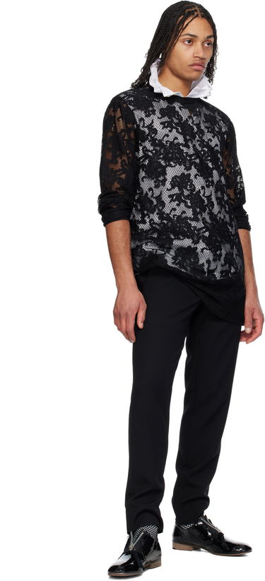 Košeľa Comme des Garçons Comme des Garçons Homme Plus Raschel Lace T-Shirt Čierna | PO-T036-051, 3