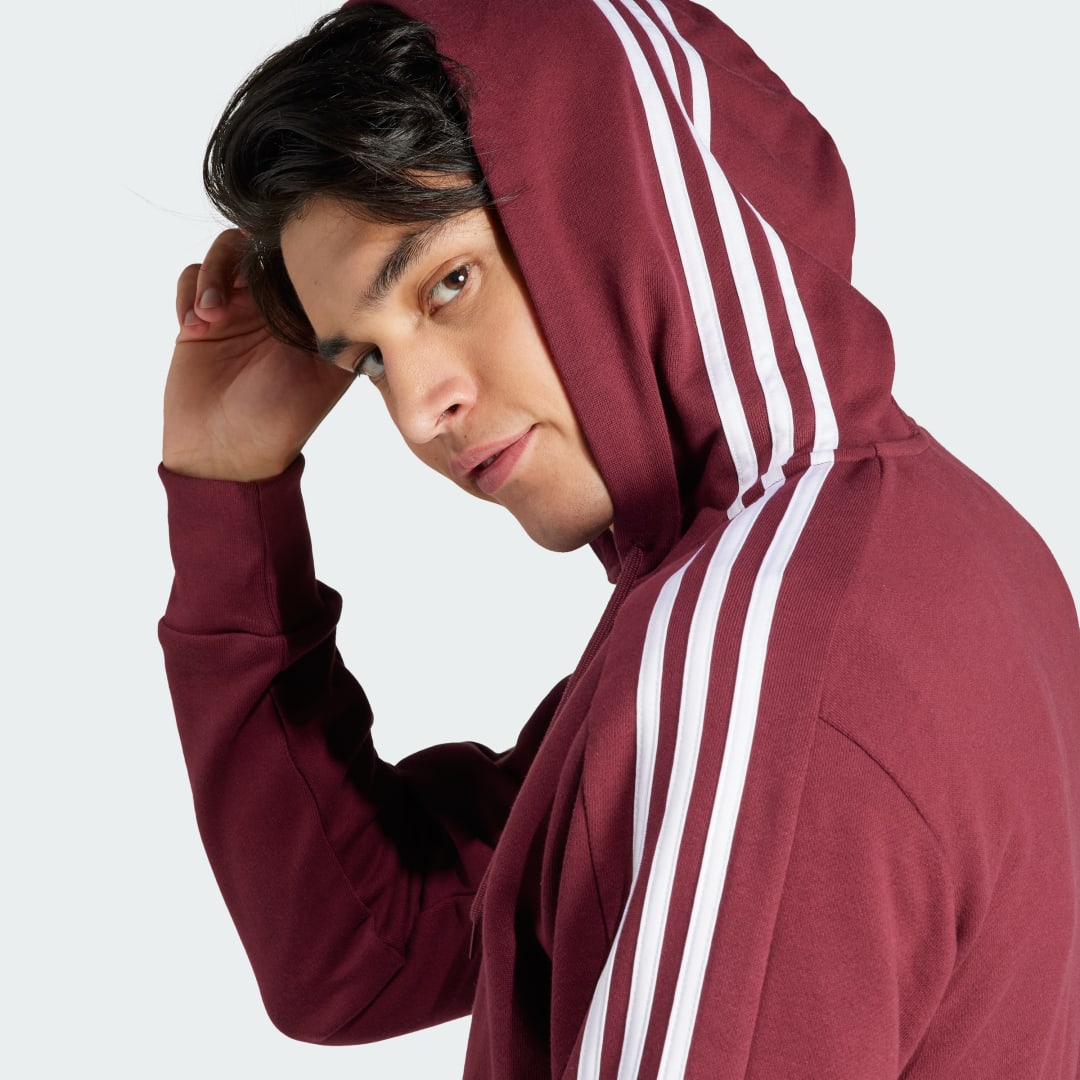 Sportswear Essentials French Terry 3-Stripes Full-Zip Hoodie