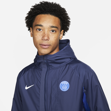 Vetrovka Nike Paris Saint-Germain AWF  Winterized Full-Zip Football Jacket Modrá | DN3113-410, 1