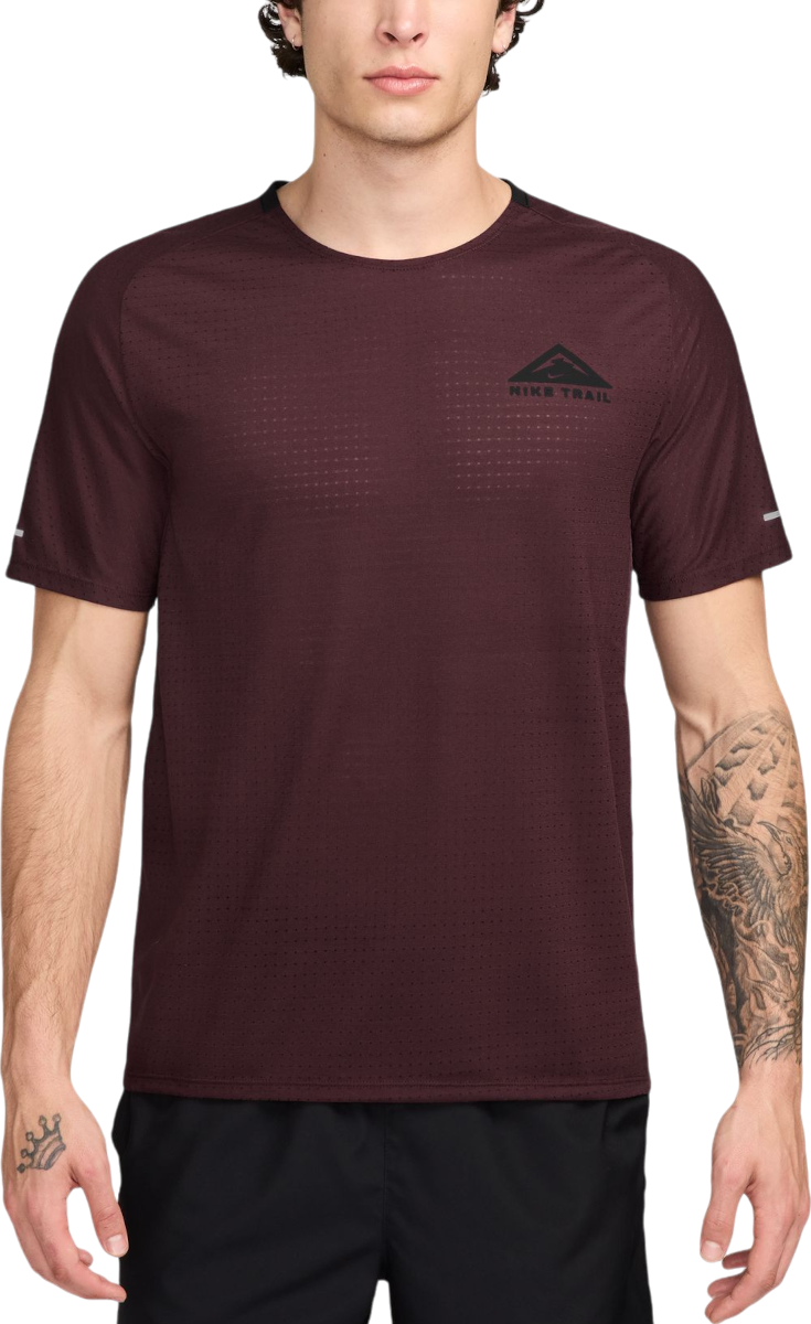 Tričko Nike Trail Solar Chase T-Shirt Červená | dv9305-652, 0