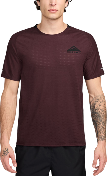Tričko Nike Trail Solar Chase T-Shirt Červená | dv9305-652, 0