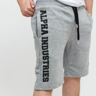 Šortky Alpha Industries Big Letters Shorts Šedá | 126344-17, 3