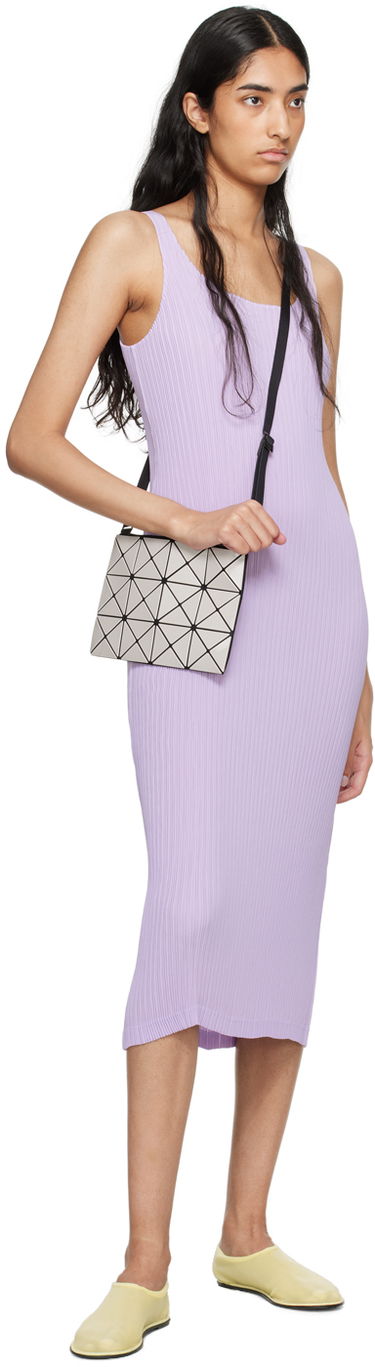 Taška cez rameno BAO BAO ISSEY MIYAKE Geometric Pattern Crossbody Bag Šedá | BB48AG606, 3