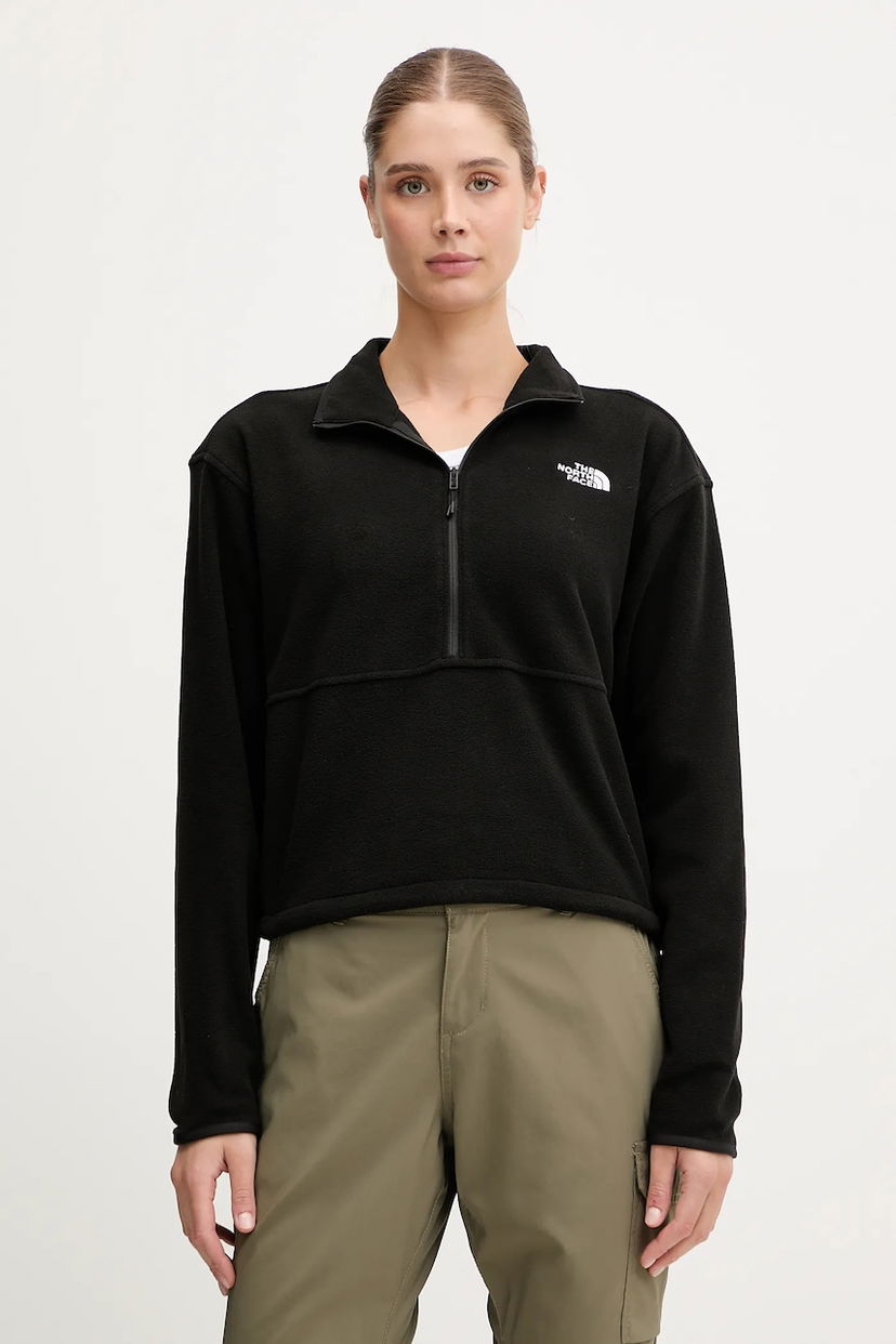 Mikina The North Face Quarter-Zip Fleece Pullover Čierna | NF0A8D2CJK31