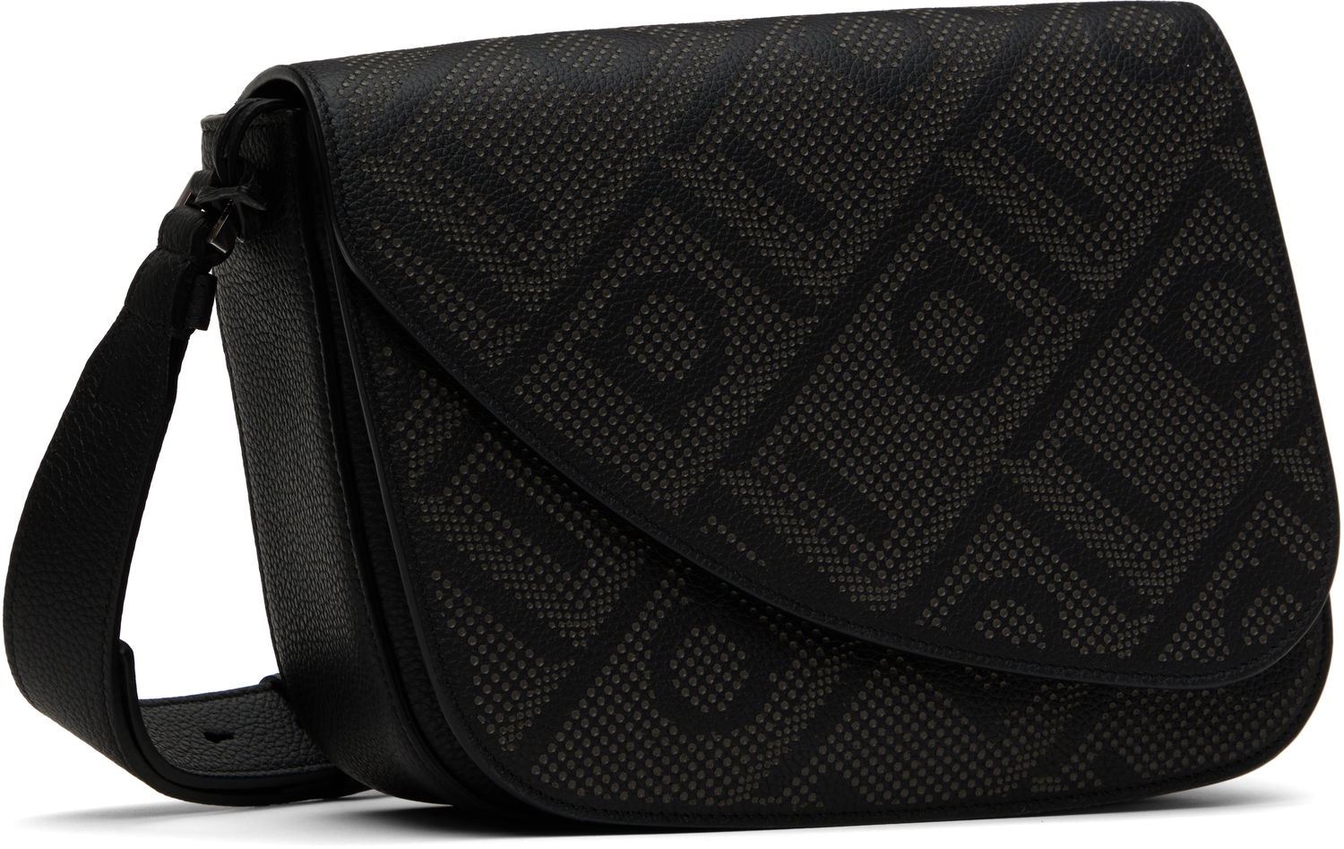 Taška cez rameno FERRAGAMO Salvatore Ferragamo Fiamma Shoulder Bag Čierna | 784126, 1