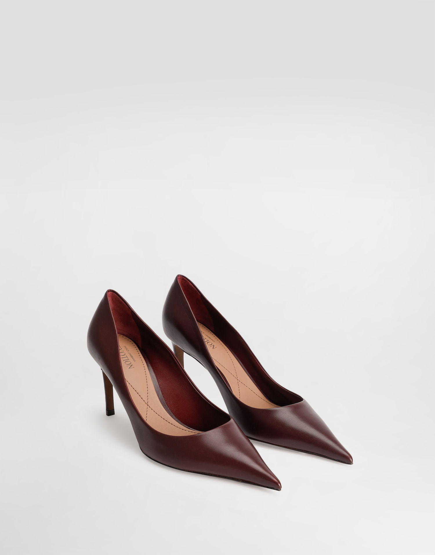 Doplnky Dolce & Gabbana Dolce & Gabbana Devotion Calfskin Pumps Vínová | CD1893AP41280342, 1