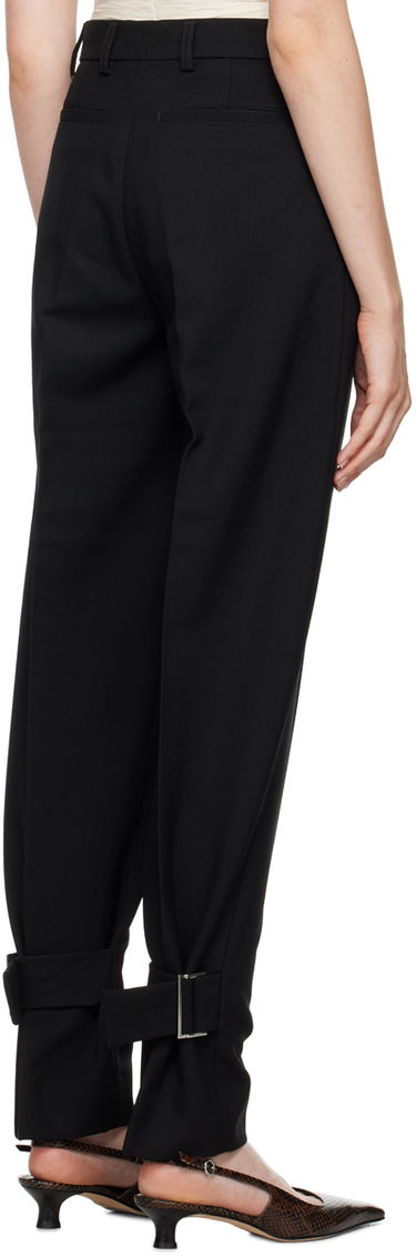 Nohavice TOTEME Slouch Trousers Čierna | 244-WRB0213-FB0314, 2