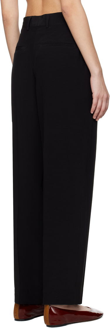 Nohavice TOTEME TOTEME Double-Pleat Straight Trousers Čierna | 252-WRB0289-FB0378, 2