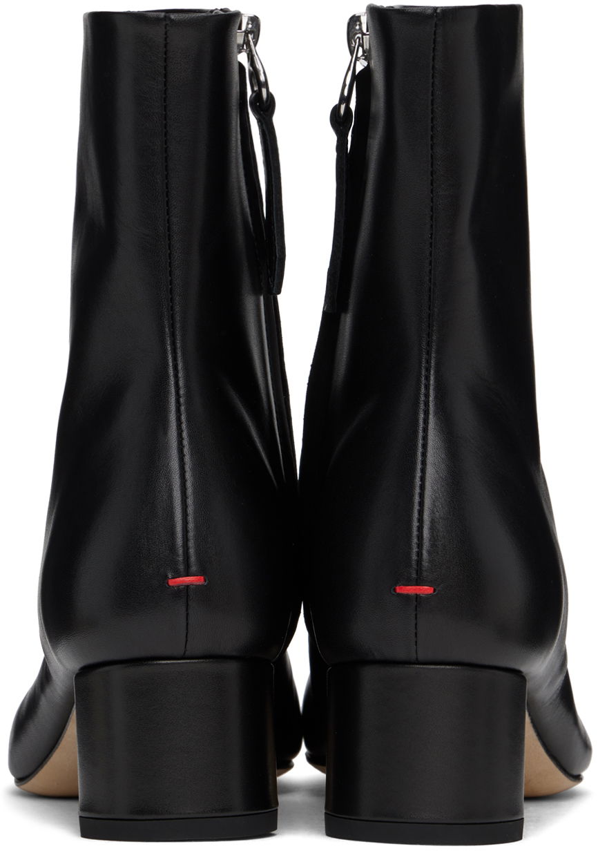 Oblečenie Aeyde Aeyde Allegra Leather Ankle Boots Čierna | A11-AB-ALLD55BL-223-800-046, 1