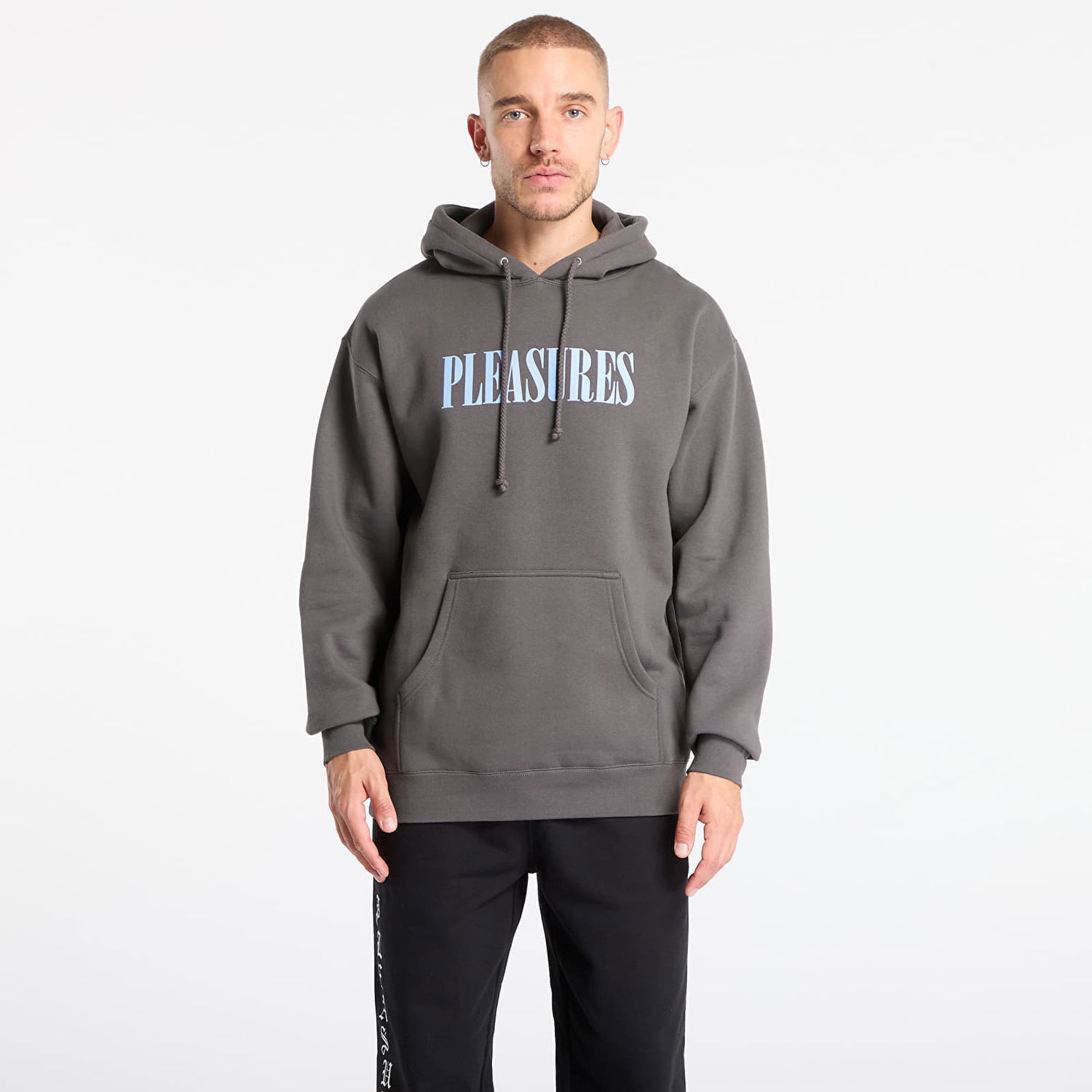 Mikina Pleasures House Blend Hoodie Šedá | P25F076-CHARCOAL, 0