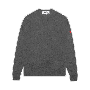 Sveter Comme des Garçons PLAY Small Heart Crewneck Šedá | AZ N040 051 3, 0
