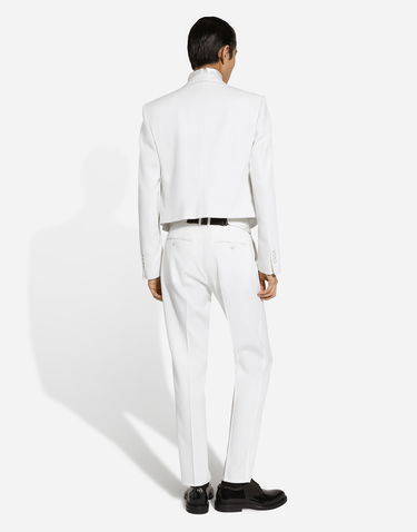 Bunda Dolce & Gabbana Single-breasted Jacket Biela | G2UB8TFU27JW0001, 2