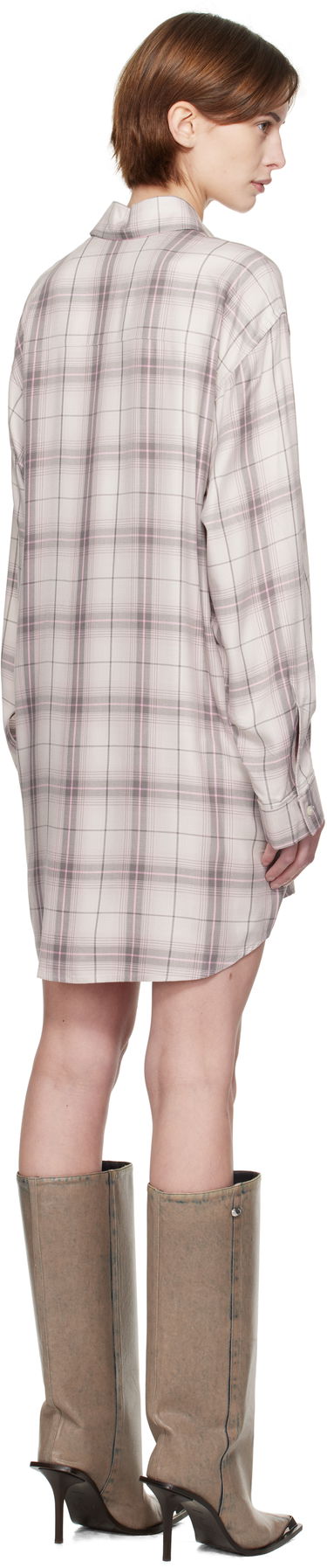 Košeľa Diesel Diesel D-Dalis-Q1 Plaid Minidress Béžová | A16836 0HQAN, 2