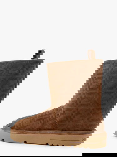 Tenisky a topánky FENDI Suede Ankle Boots Hnedá | 8T8606ASA1F0C23, 3